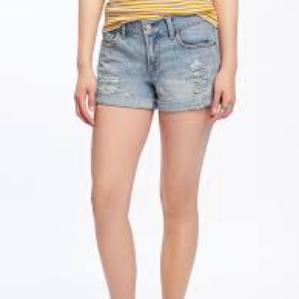 Old Navy Distressed Boyfriend Denim Shorts for Women (3")